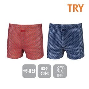 TRY 60수주자 남성박서팬티 남자트렁크 사각팬티(택1)