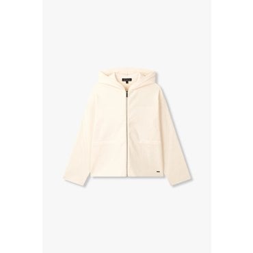 ARMANI EXCHANGE 여성 리브드 후드 집업 가디건( A425132504)스킨