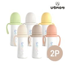 스테인리스 유아 빨대컵 330ml 1+1