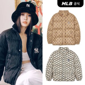 MLB [코리아공식]클래식 모노그램 프린트 숏패딩 (3 COLOR)