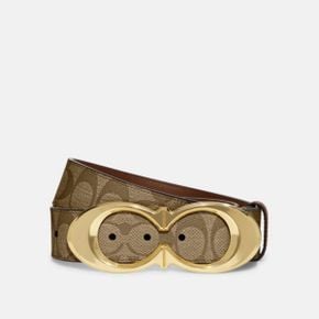 3934125 Coach Outlet Signature Buckle Belt, 25 Mm