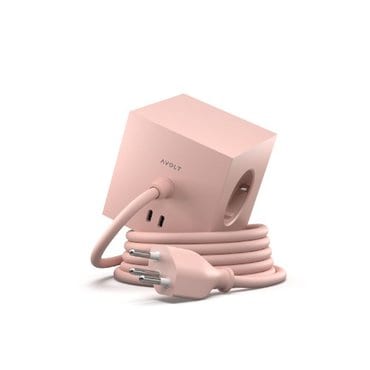 엑스투 AVOLT Square 1 USB-C 아볼트 스퀘어 원 USB-C 올드 핑크