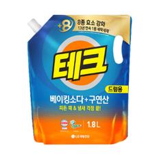 테크 베이킹 구연산 세탁세제 드럼 리필 1.8L