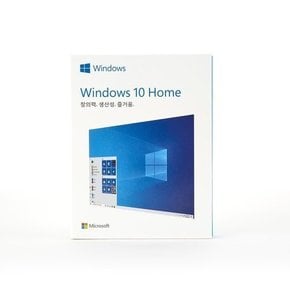 MICROSOFT  윈도우 10 Home   처음사용자용 한글(영구)