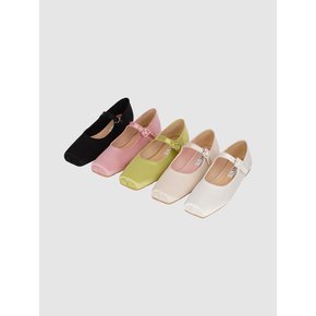 Satin maryjane flat (5colors)