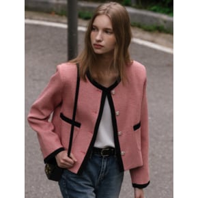 Laura tweed jacket(Pink)