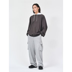 ESSENTIAL COLOR MIXED OVERSIZED HOODIE DGR