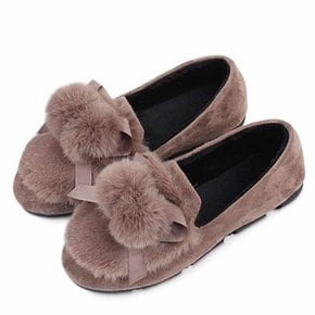 kami et muse Mink drop fur loafers_KM20w233