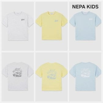 네파키즈 [여주점] ]26SS 멀티 일러스트 티셔츠 KMD5301
