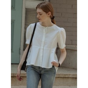Pearl point flare blouse(6color)