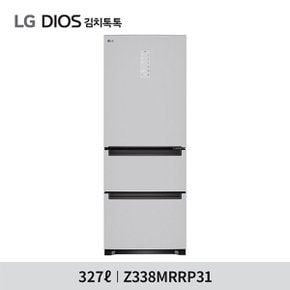 (그레이)LG 오브제 메탈 김치톡톡 김치냉장고(327L) Z338MRRP31+ 상품권...