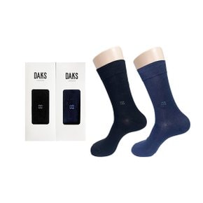 양말 신사 면스판장목 무지 2족세트 DK26330