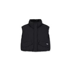 Women Short padding vest of set-up series_WWVAW24704BKX