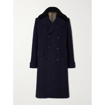  프라이빗 화이트 V.C. 어드미럴 시어링 트림 메리노 울 캐시미어 혼방 코트 46376663163082626