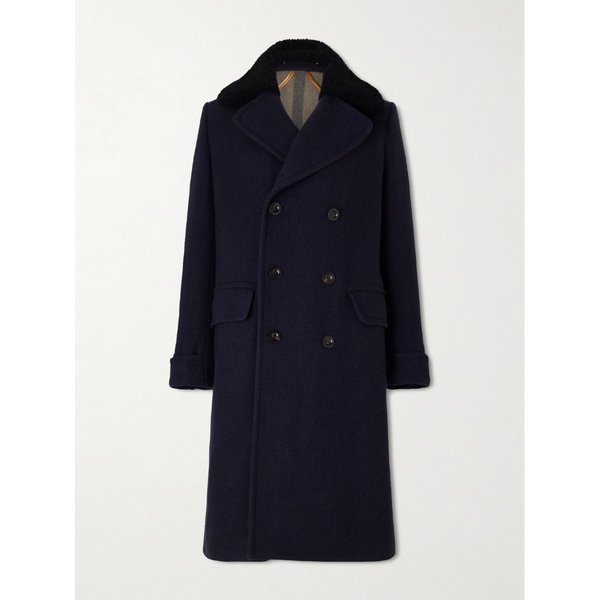 프라이빗 화이트 V.C. 어드미럴 시어링 트림 메리노 울 캐시미어 혼방 코트 46376663163082626