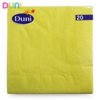 솔로몬샵 듀니냅킨 33x33 20매 148733 Uni color Kiwi/duni/식탁매트/칵테일냅킨/파티용냅킨/디너냅킨