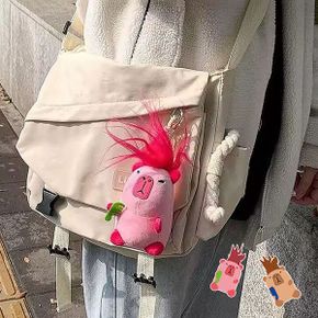 킹받는 장발 카피바라 가방고리 키링 열쇠고리 가방꾸미기 인형_P398076190