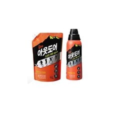 울샴푸 아웃도어 용기800ml/리필1000ml 중 택1