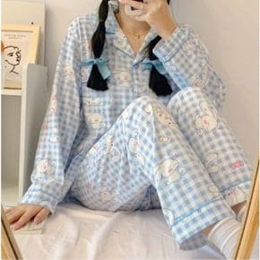 산리오간절기잠옷세트 캐릭터 베이직 산리오 봄 가을 올데이 간절기 여자 여
