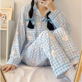 산리오간절기잠옷세트 캐릭터 베이직 산리오 봄 가을 올데이 간절기 여자 여
