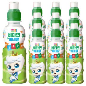 웅진 캐치티니핑 멀티비타민 미네랄 파인애플맛 200ml x 10pet