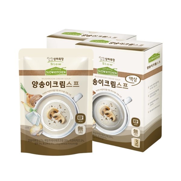 상하키친 양송이크림스프 150g x 6입