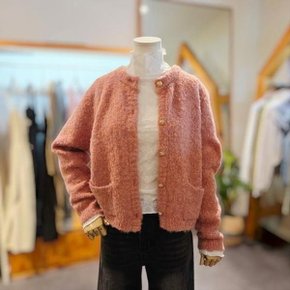 LG31FYKC612X_부클 포켓 라운드 가디건