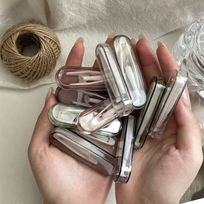 휴대용 렌즈 끼는 도구 빼는 뽁뽁이 석션 집게 흡착봉 케이스 보관함 소품 소프트 콘택트