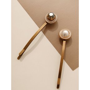 Round Pendant Antique Bobby Hair Pin H01244