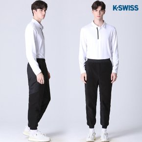 [케이스위스(K-SWISS)] 기모 사선절개 조거팬츠