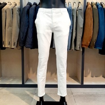 바쏘 25S/S 화이트 컬러 면 스판 데님 팬츠 [BZS1PS80WHA]