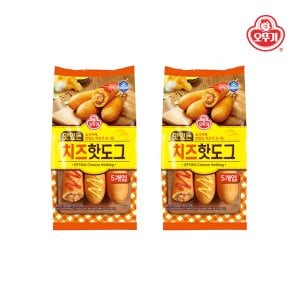 오뚜기 [무료배송][오뚜기] 맛있는 치즈핫도그 400g x 2 (10개입)