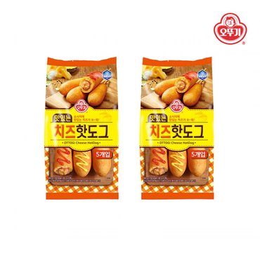 오뚜기 맛있는 치즈핫도그 400g x 2 (10개입)