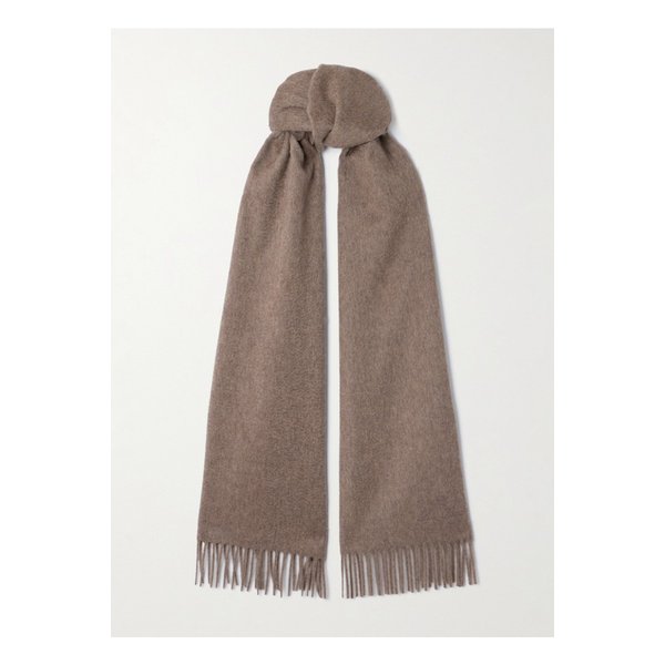 그란데 유니타 프린지 캐시미어 스카프 브릭 1647597338835315