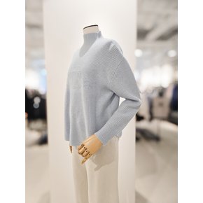 [파주점] [더아이잗컬렉션]캐시미어 로고 하프넥 풀오버 니트 CPBA1PO771