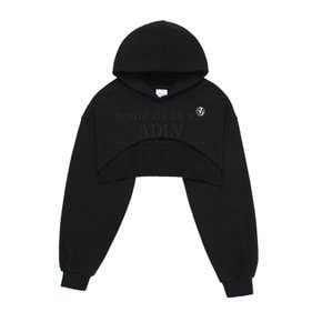 CIRCLE NEW SYMBOL LOGO BOLERO HOODIE BLACK 서클심볼 볼레로후드 블랙 HDBLCN-BLK