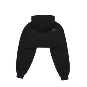 CIRCLE NEW SYMBOL LOGO BOLERO HOODIE BLACK 서클심볼 볼레로후드 블랙 HDBLCN-BLK