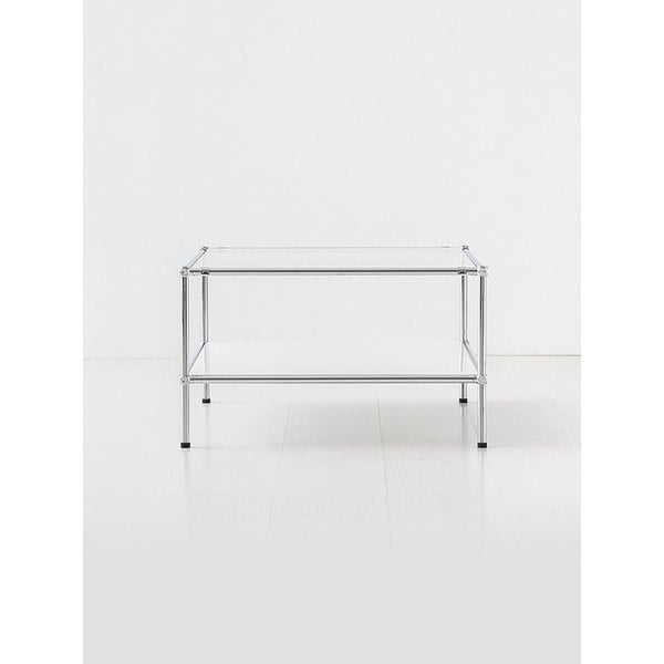 심플리 유리 사이드테이블 MD159 화이트 3380.0864