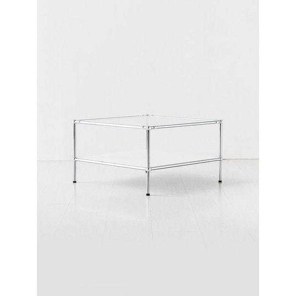 심플리 유리 사이드테이블 MD159 화이트 3380.0864