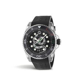 Gucci Dive 스테인레스 스틸 시계 YA136217, 다이브 시계.