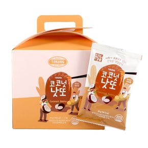 [청보마을] 견과처럼 먹는 스낵 또콩 코코넛 낫또 20g x 10봉