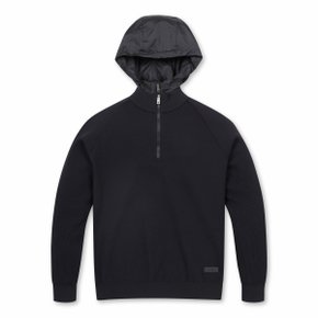 WINDPROOF HALF ZIP SWEATER_NMWAA24691BKX