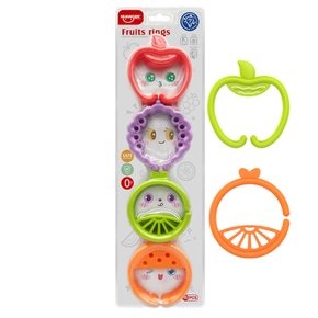 소프트 과일 고리 끼우기 16pcs 유모차 카시트 완구 heanhe8047