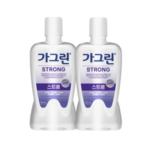 가그린 스트롱 구강청결제 750ml 2개