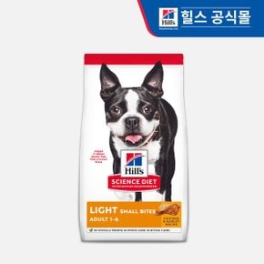 힐스 강아지사료 어덜트 라이트 스몰바이트 12kg_P075709131