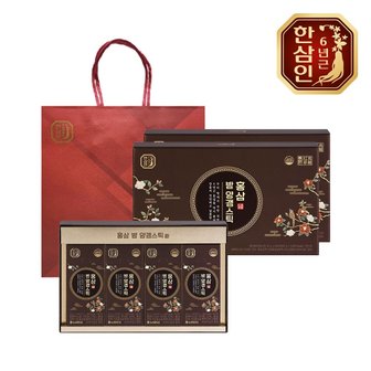 한삼인 [농협홍삼] 한삼인 홍삼 밤양갱스틱 30g 20포 2세트+쇼핑백