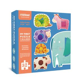 처음해보는 동물 기하학 퍼즐놀이 KMD3022/퍼즐 입체퍼즐 퍼즐완구