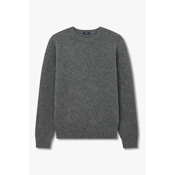 남성 래글런 크루넥 울 니트 풀오버 4615351009000