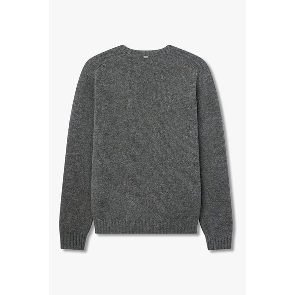 남성 래글런 크루넥 울 니트 풀오버 4615351009000