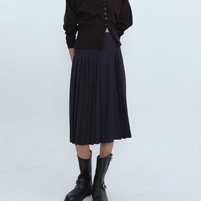 PLEATED SKIRT_NAVY